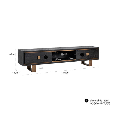 Harrison 2-Drawer TV-Unit